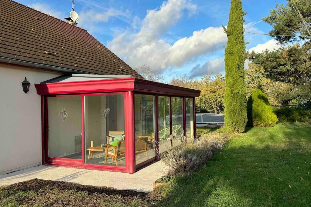 Gite 3 Etoiles Les Gourlines Avec Balneo, Veranda, Piscine Et Garage Avermes Εξωτερικό φωτογραφία