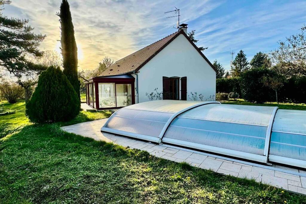Gite 3 Etoiles Les Gourlines Avec Balneo, Veranda, Piscine Et Garage Avermes Εξωτερικό φωτογραφία