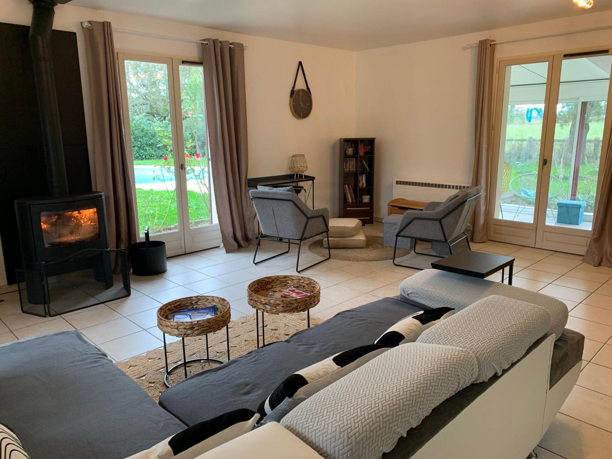 Gite 3 Etoiles Les Gourlines Avec Balneo, Veranda, Piscine Et Garage Avermes Εξωτερικό φωτογραφία